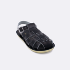 One little kid sized 4200 Sailor style sandal with black straps and a black insole. Facing left to right diagonally.