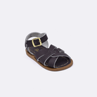 One 800 Original style sandal color brown. Facing left to right diagonally. 	Baby size