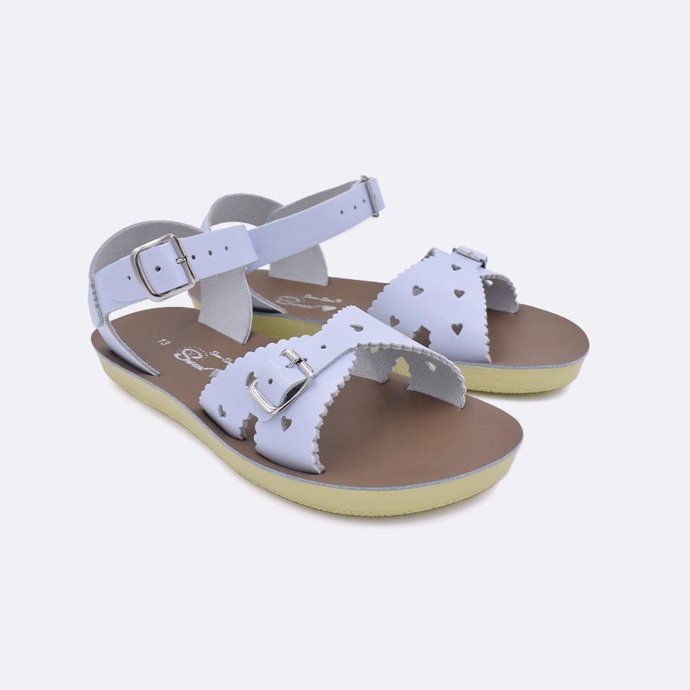 Sun-San Sweetheart Light Blue - Little Kid – Salt Water Sandals