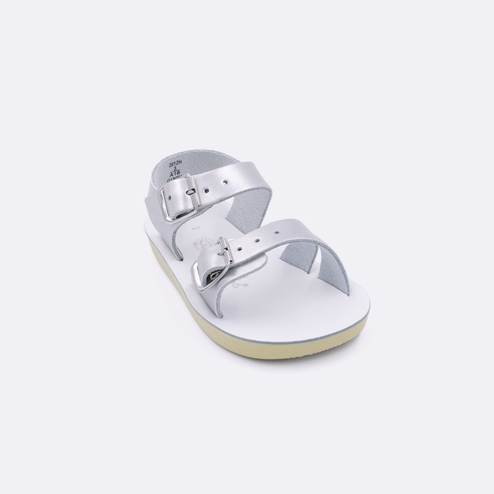 Sun-San Sea Wee Silver – Salt Water Sandals