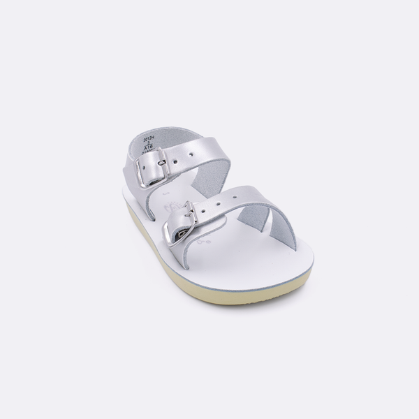 Sun-San Sea Wee Silver – Salt Water Sandals