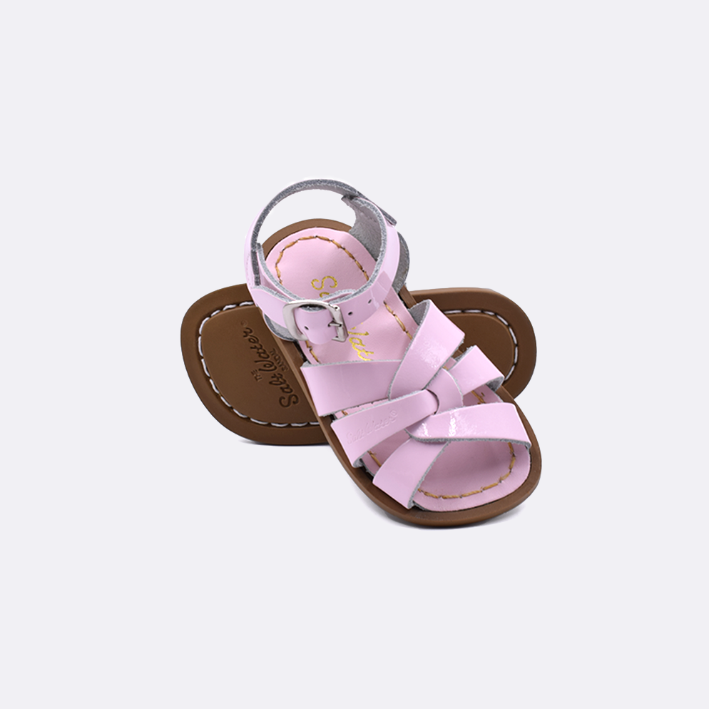 Pink saltwater sandals shop