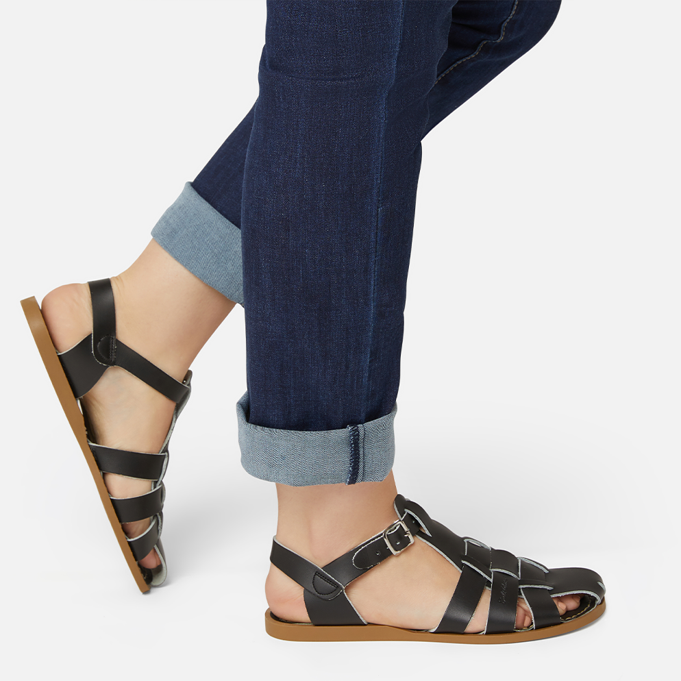 Saltwater shark sandals womens sales